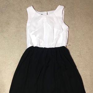 Black and white girls dress